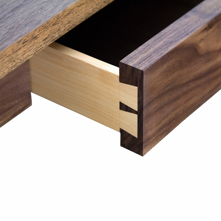 Handmade dovetailed drawer