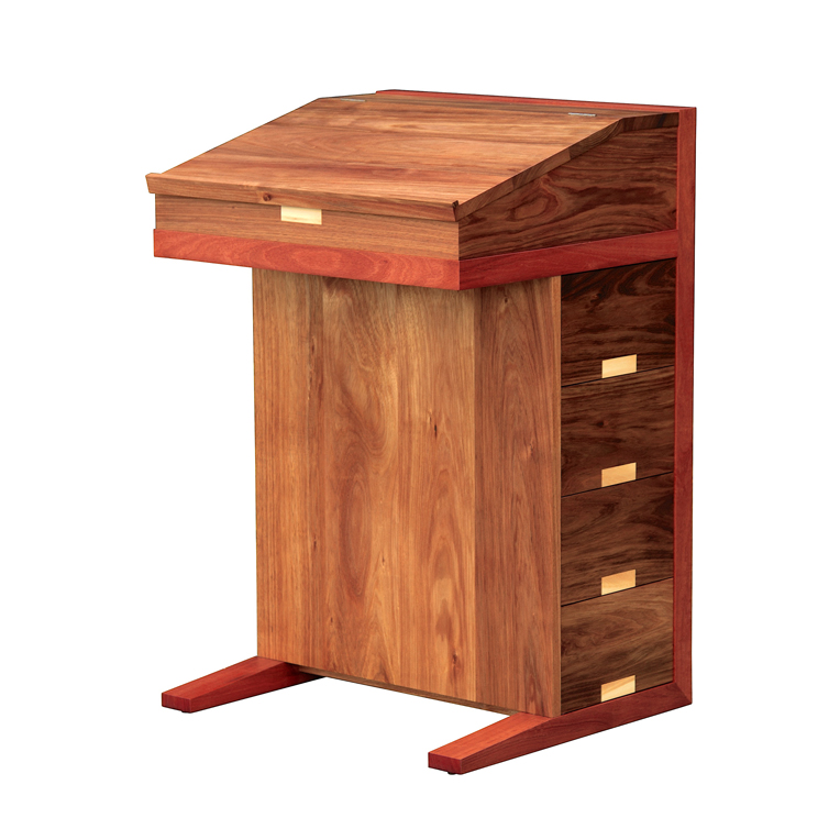 Australian timber davenport desk