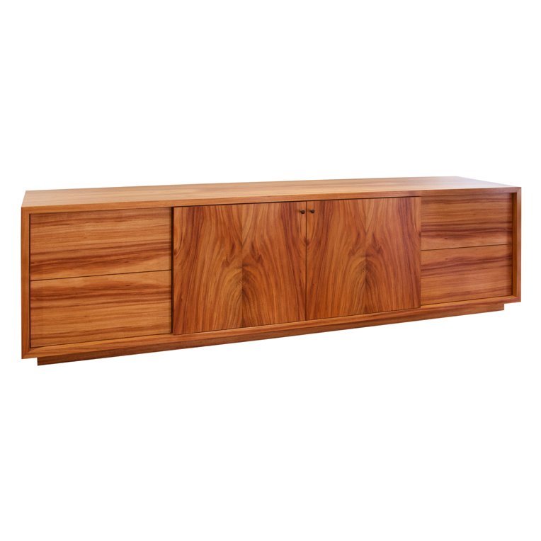 Blackwood long low entertainment unit