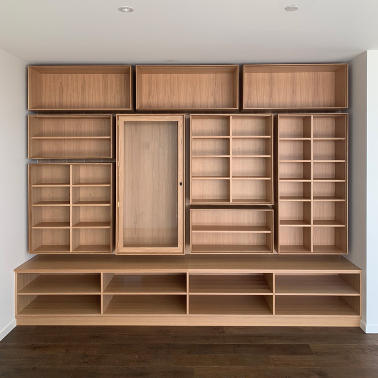 American Oak wall unit